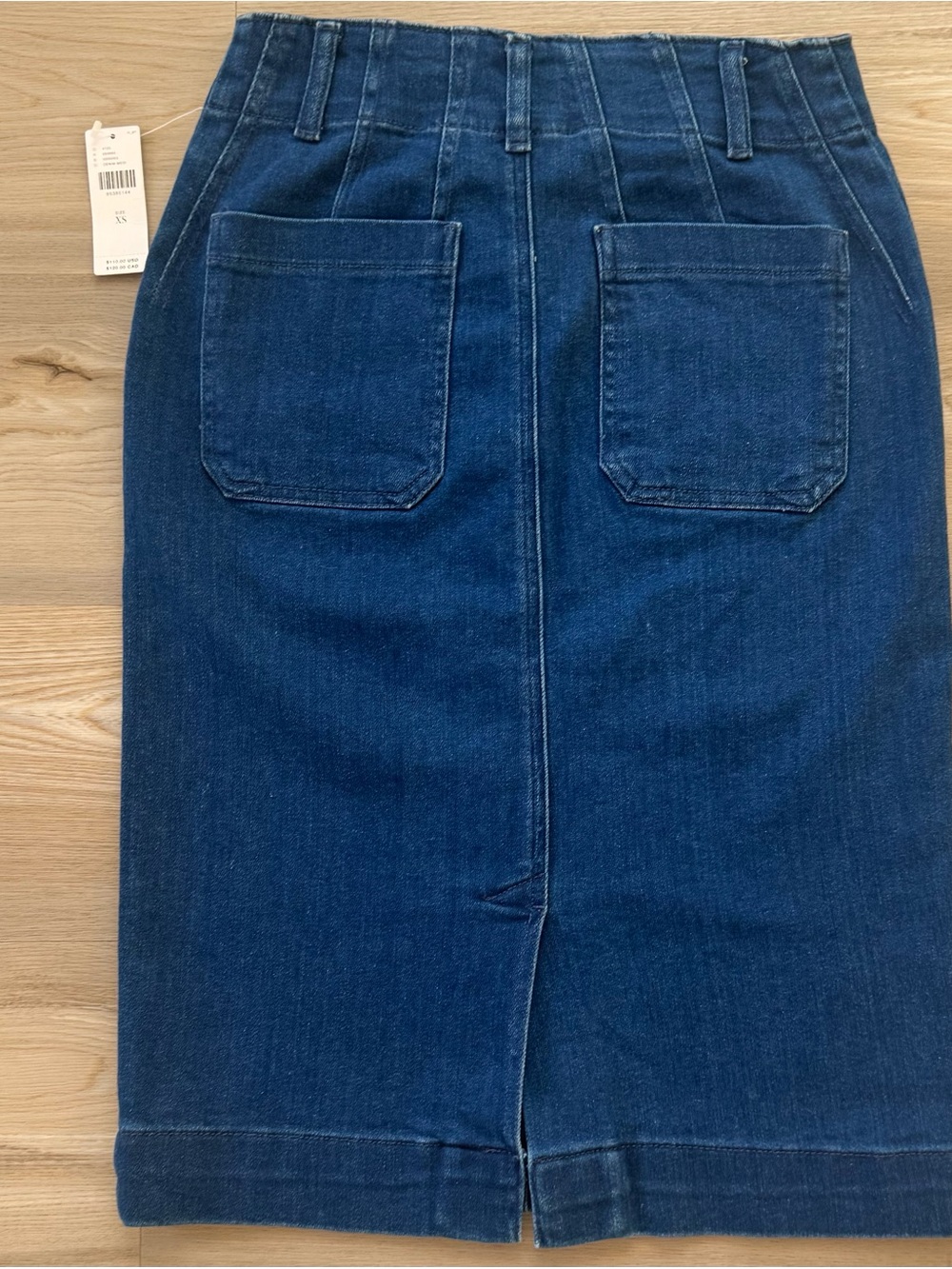 NWT Anthropology Maeve Midi Jean Denim Skirt | Size XS - Picture 2 of 4